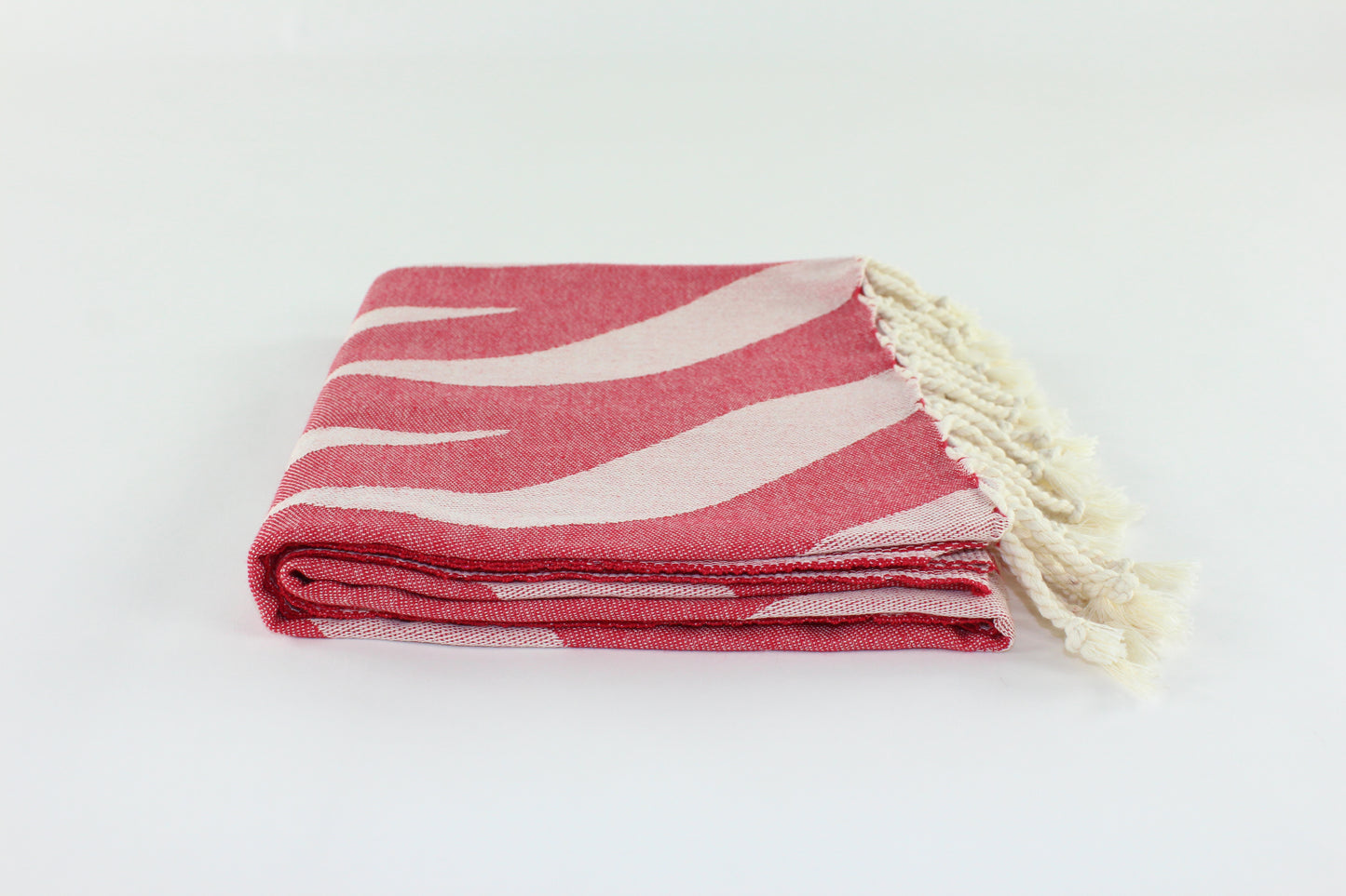 Premium Turkish Towel Peshtemal Fouta (Red)