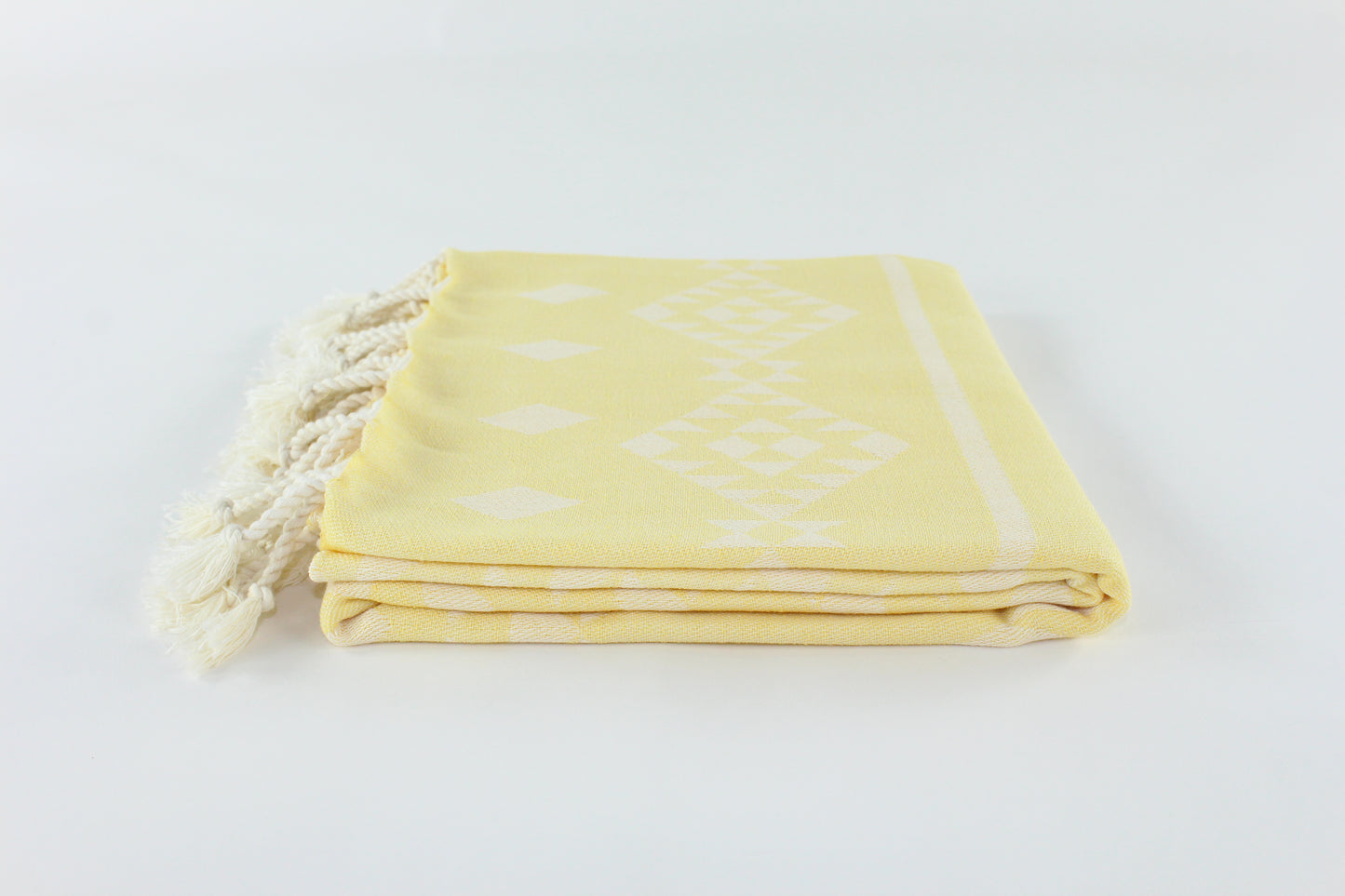 Premium Turkish Kilim Towel Peshtemal Fouta (Yellow)