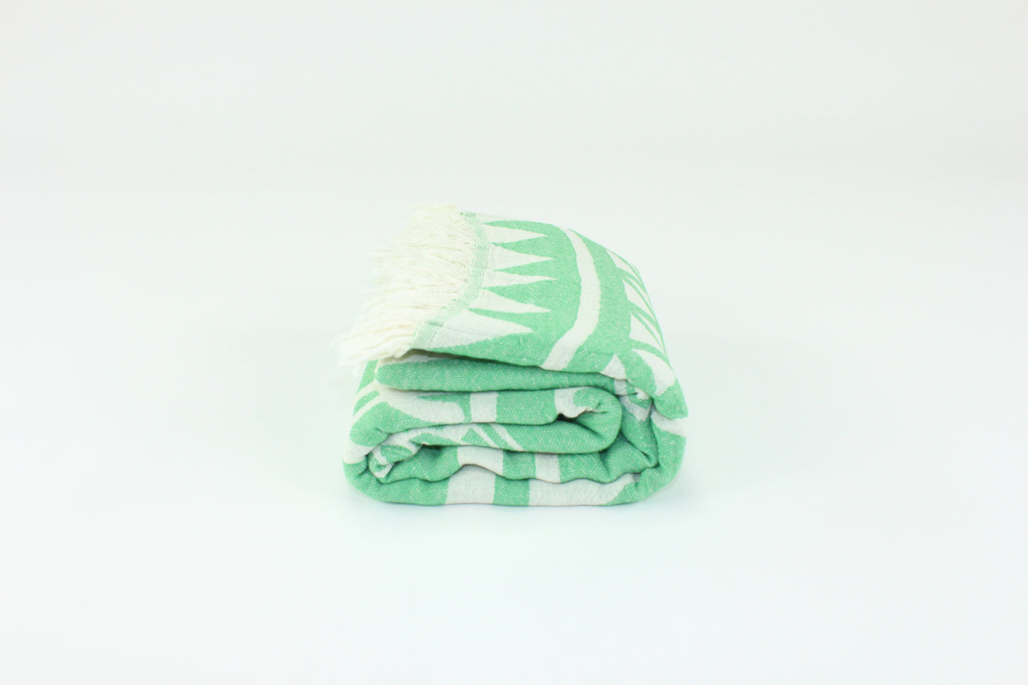 Premium Turkish Double Layer Towel Peshtemal Fouta (Green)