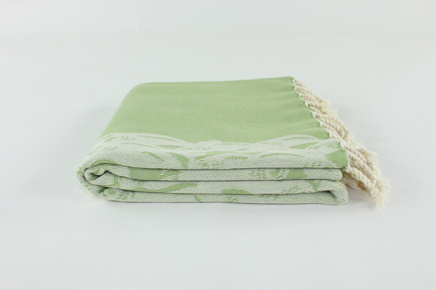 Premium Turkish Towel Peshtemal Fouta (Green)