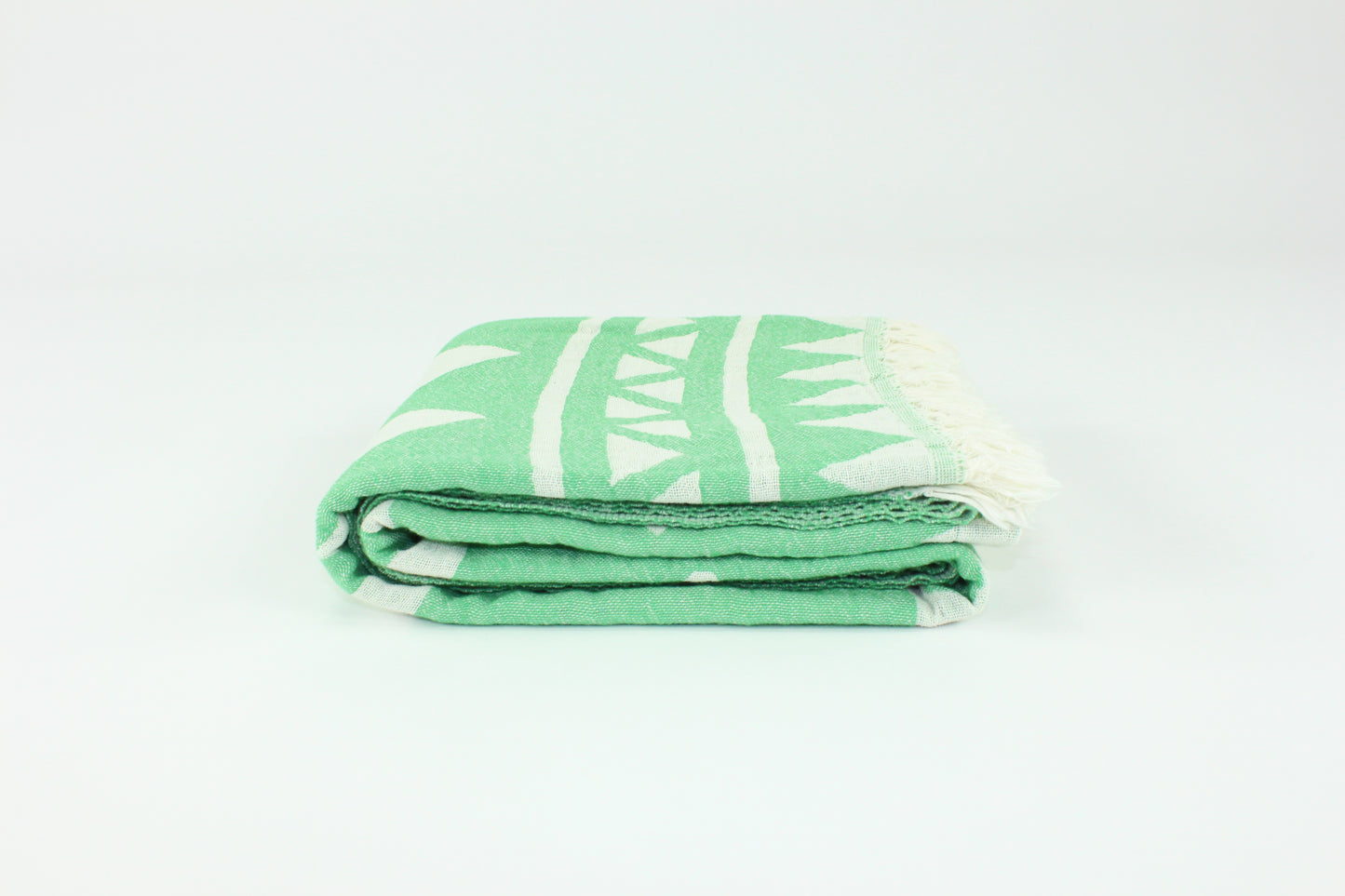 Premium Turkish Double Layer Towel Peshtemal Fouta (Green)