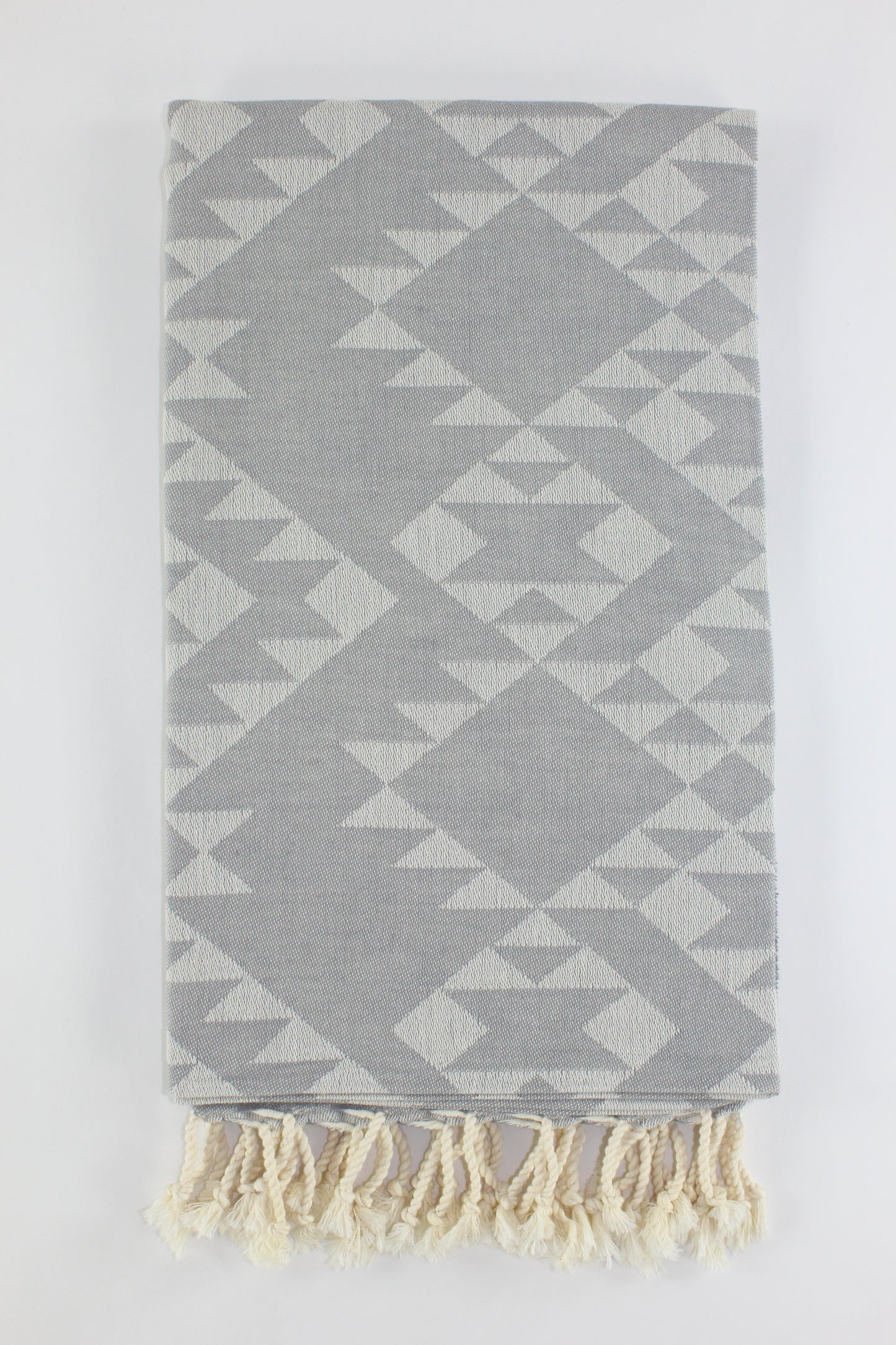 Premium Turkish Kilim Towel Peshtemal Fouta (Gray)