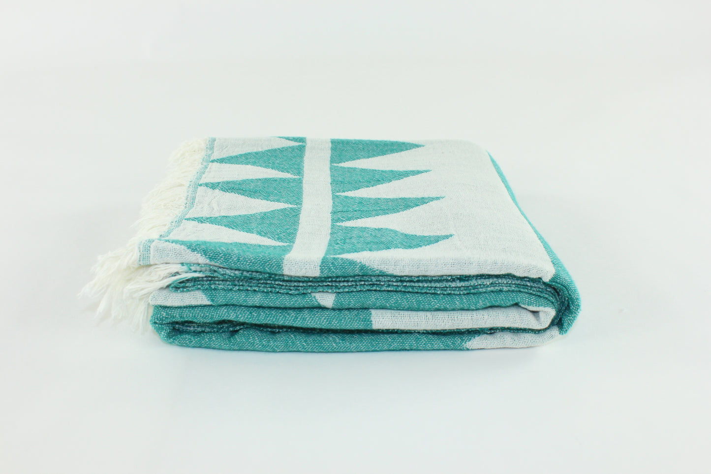 Premium Turkish Double Layer Towel Peshtemal Fouta (Green)