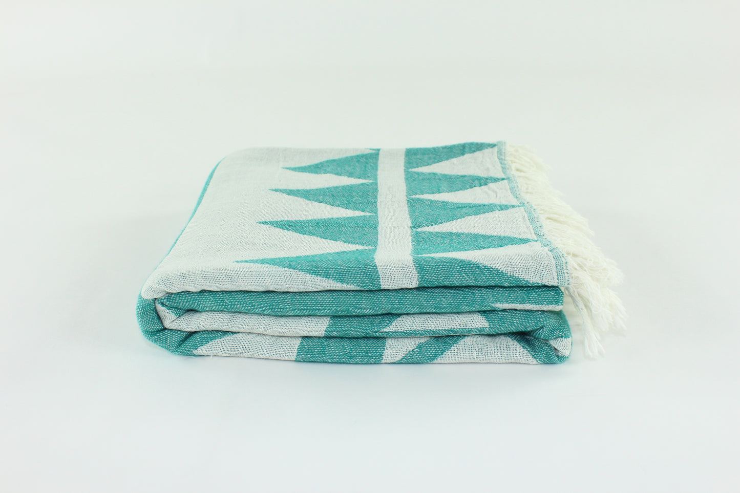 Premium Turkish Double Layer Towel Peshtemal Fouta (Green)