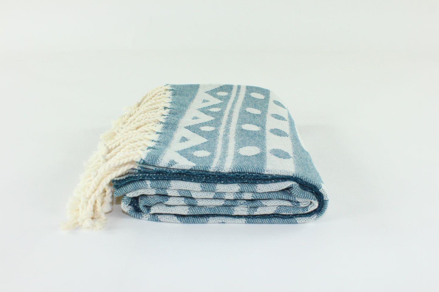 Premium Turkish Towel Peshtemal Fouta (Teal)