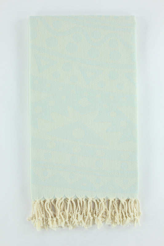 Premium Turkish Towel Peshtemal Fouta (Light Blue)