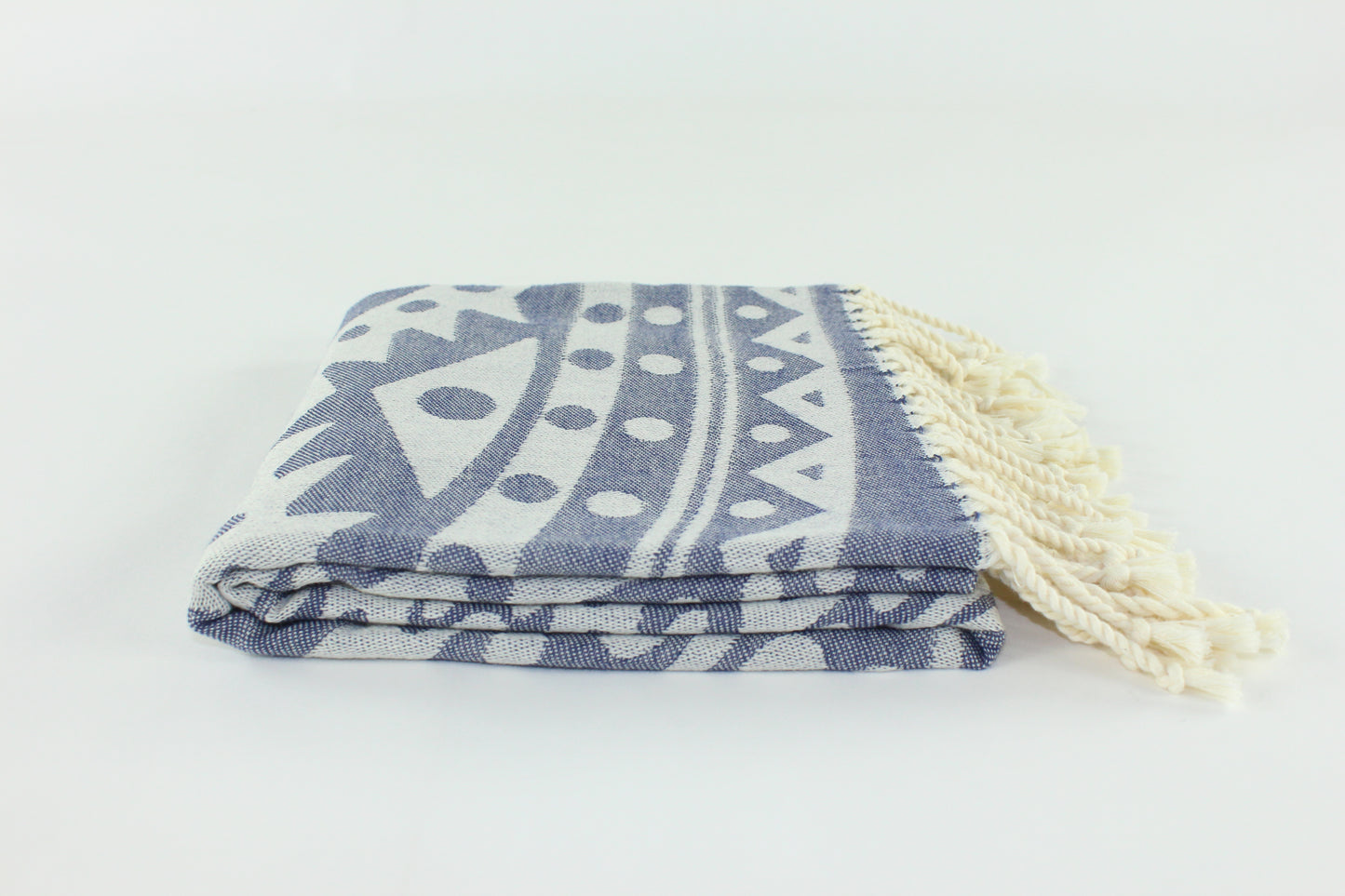 Premium Turkish Towel Peshtemal Fouta (Navy Blue)