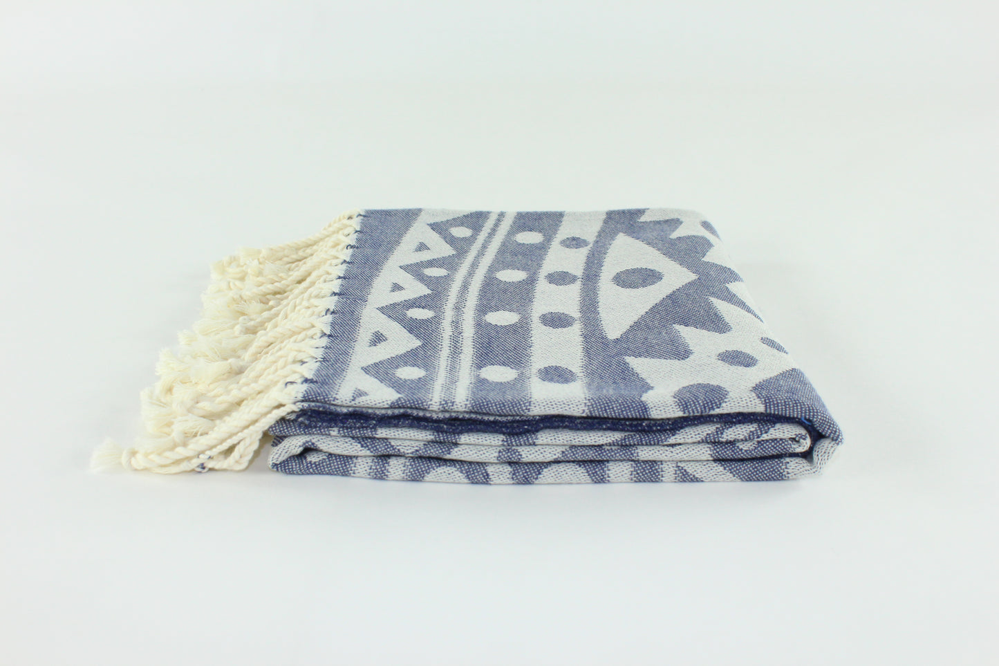 Premium Turkish Towel Peshtemal Fouta (Navy Blue)