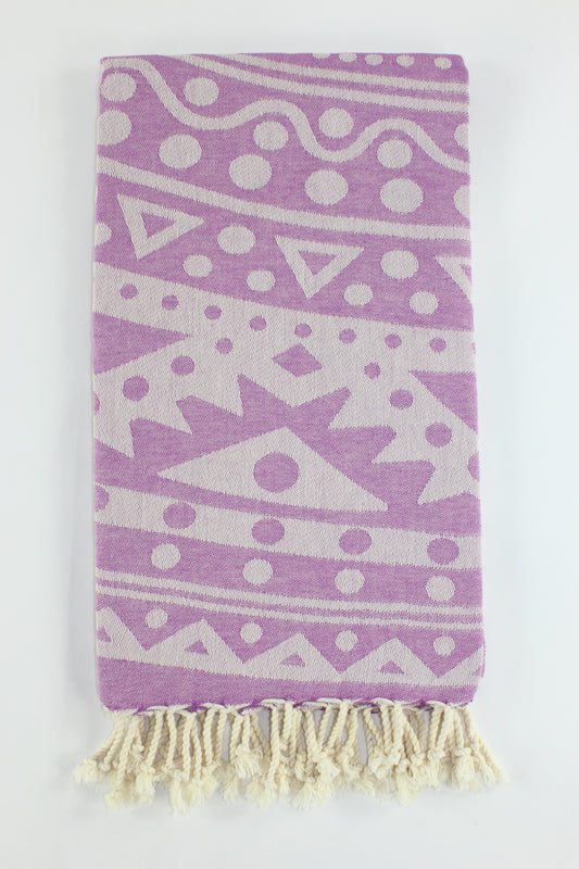 Premium Turkish Towel Peshtemal Fouta (Purple)