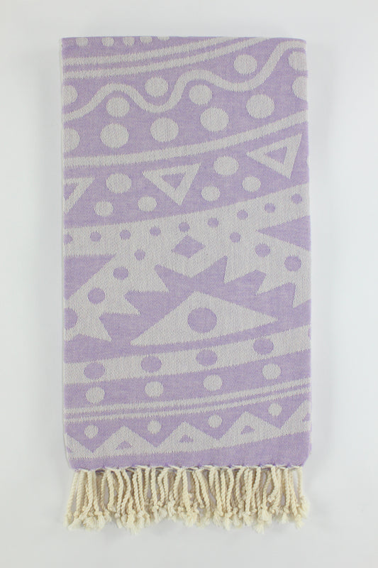 Premium Turkish Towel Peshtemal Fouta (Lilac)