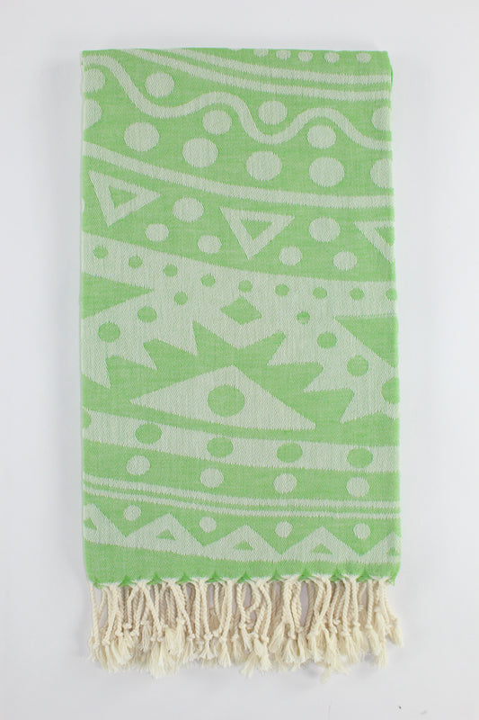 Premium Turkish Towel Peshtemal Fouta (Green)