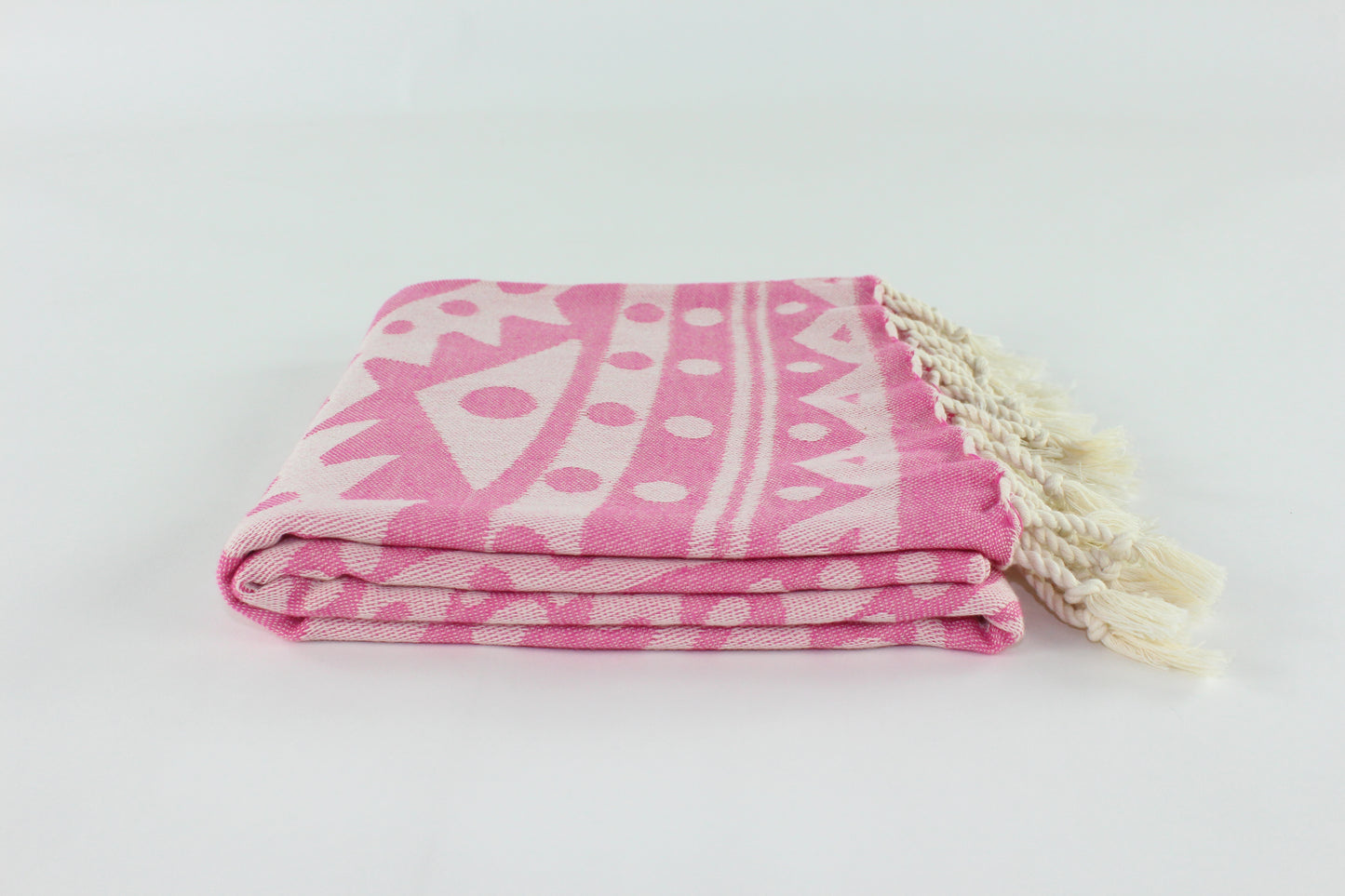 Premium Turkish Towel Peshtemal Fouta (Pink Fuchsia)