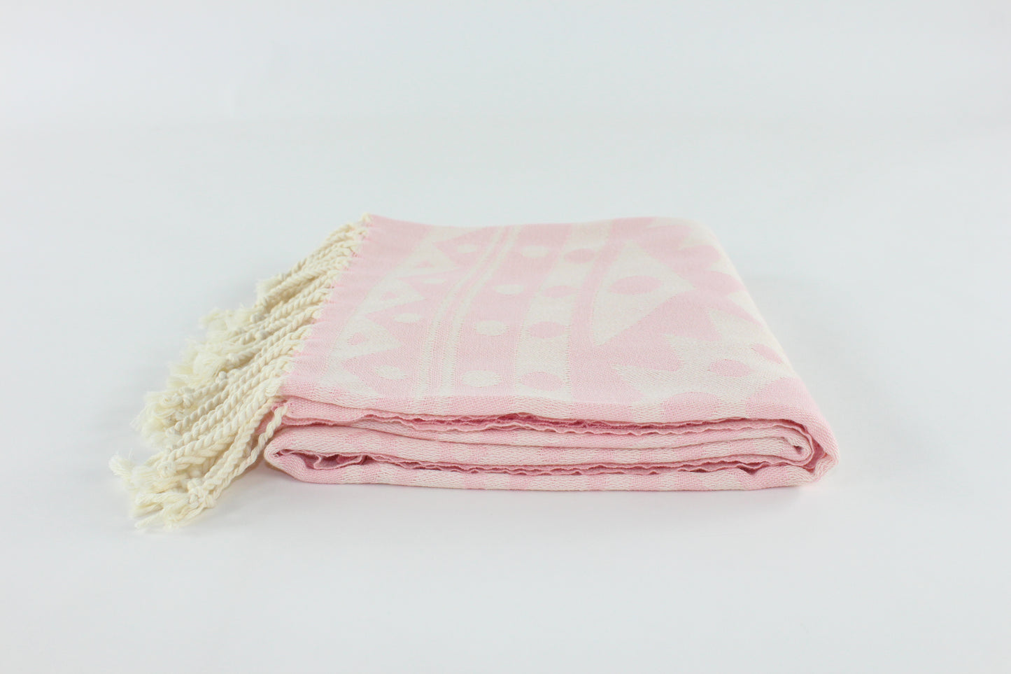 Premium Turkish Towel Peshtemal Fouta (Light Pink)