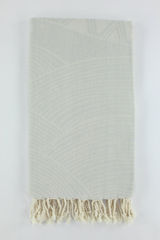 Premium Turkish Towel Peshtemal Fouta (Light Gray)