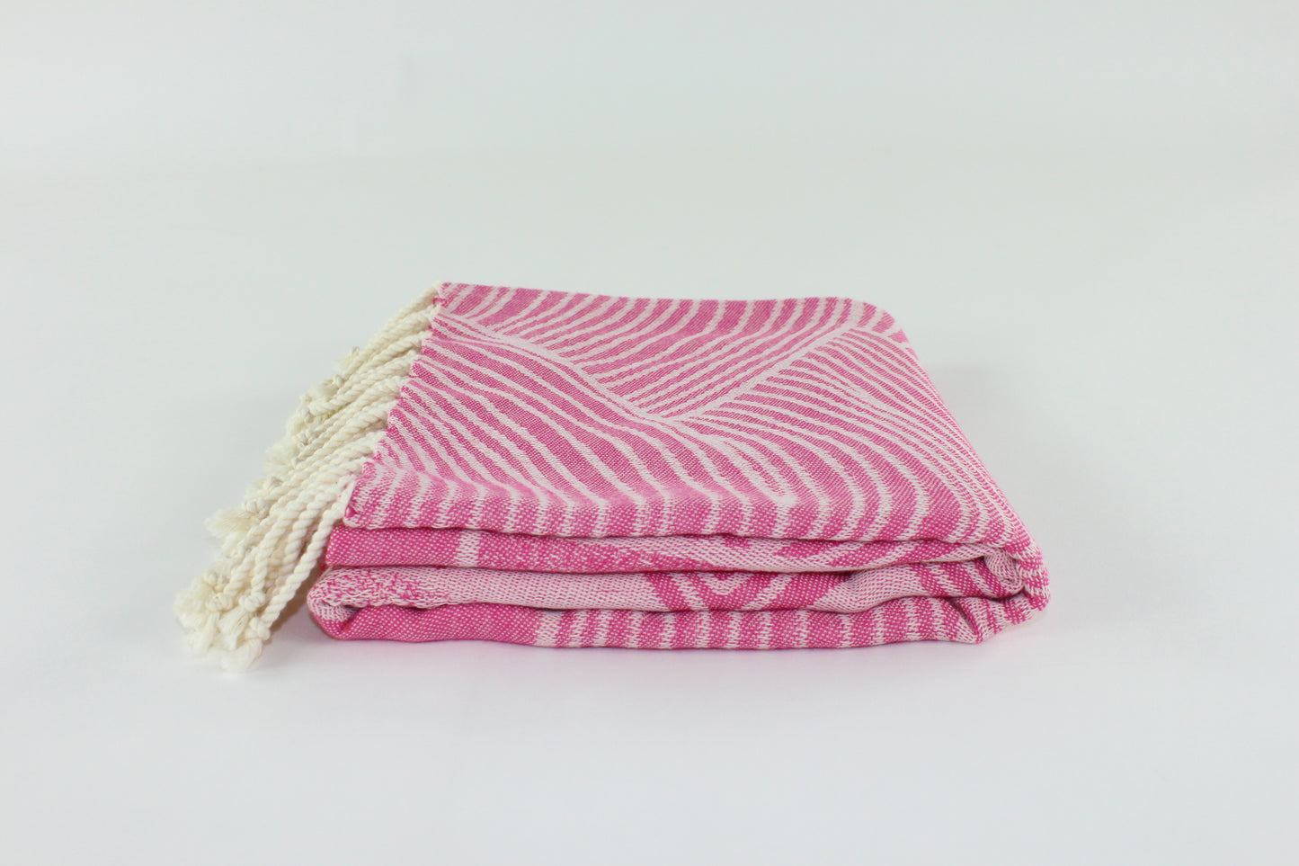 Premium Turkish Towel Peshtemal Fouta (Fuchsia)