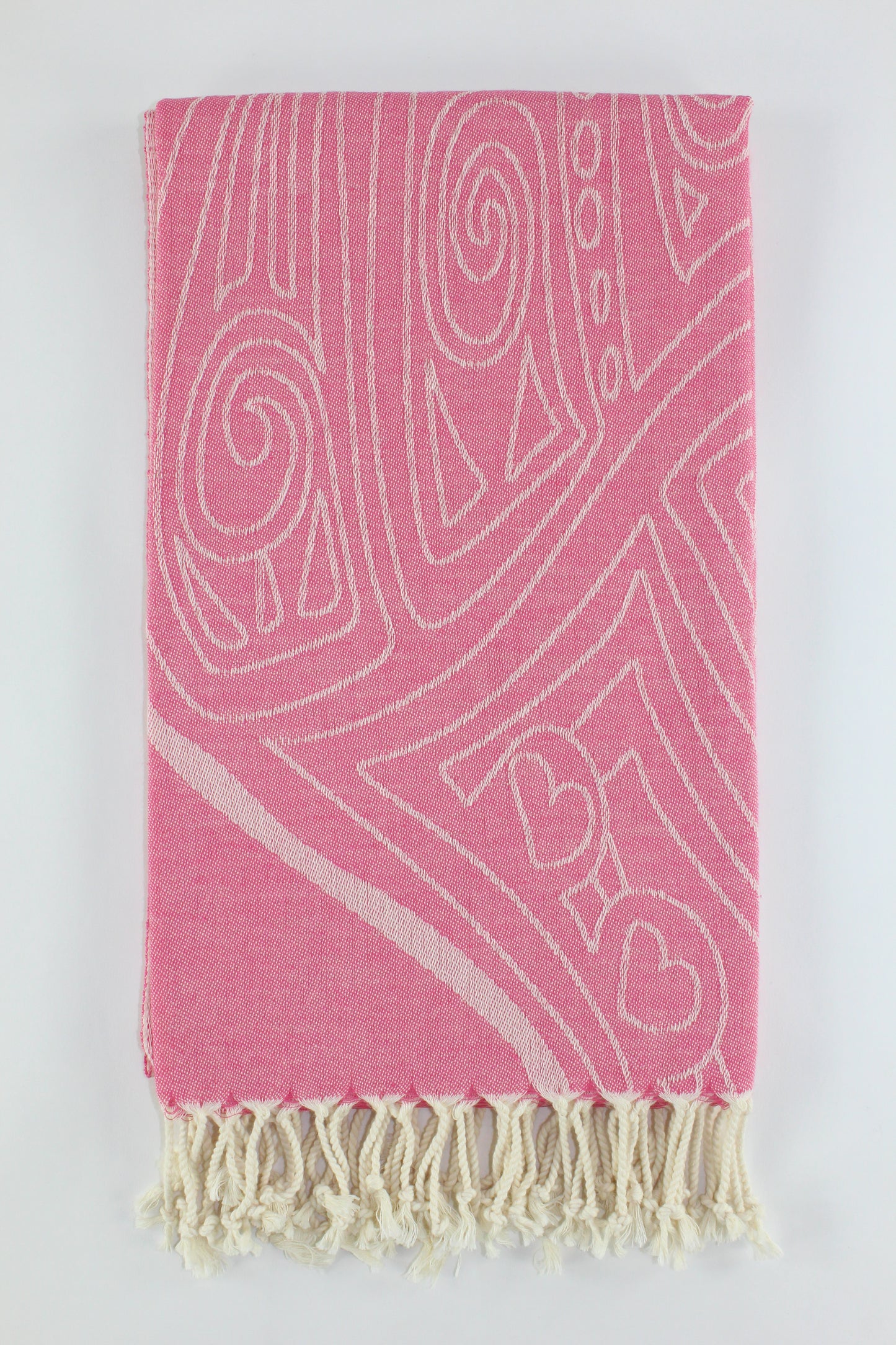 Premium Turkish Towel Peshtemal Fouta (Pink)