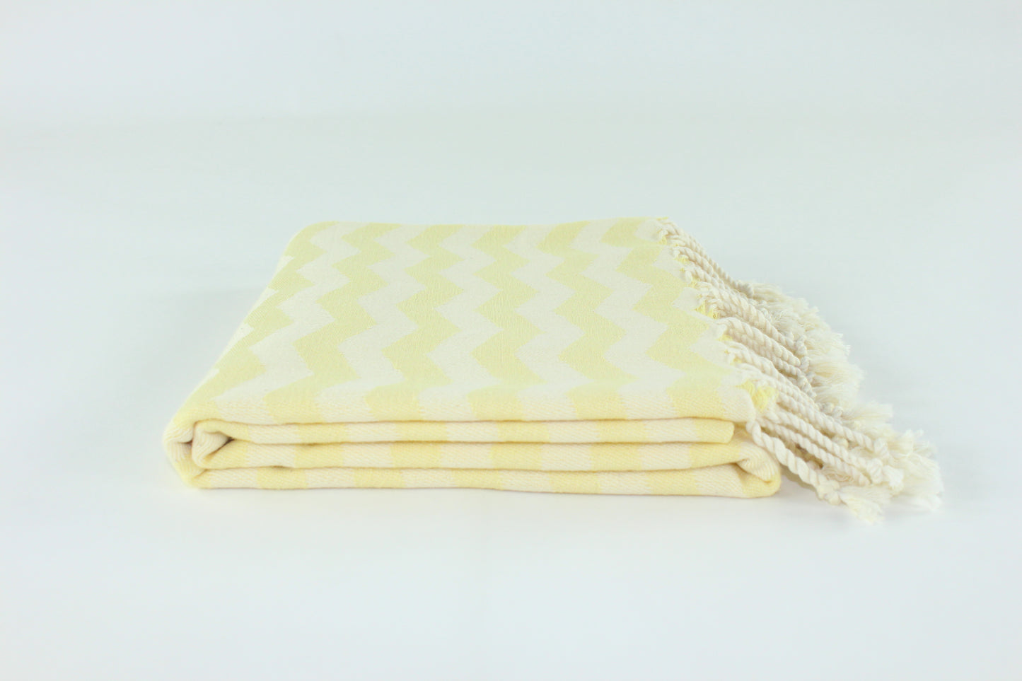 Premium Turkish Towel Peshtemal Fouta (Yellow)