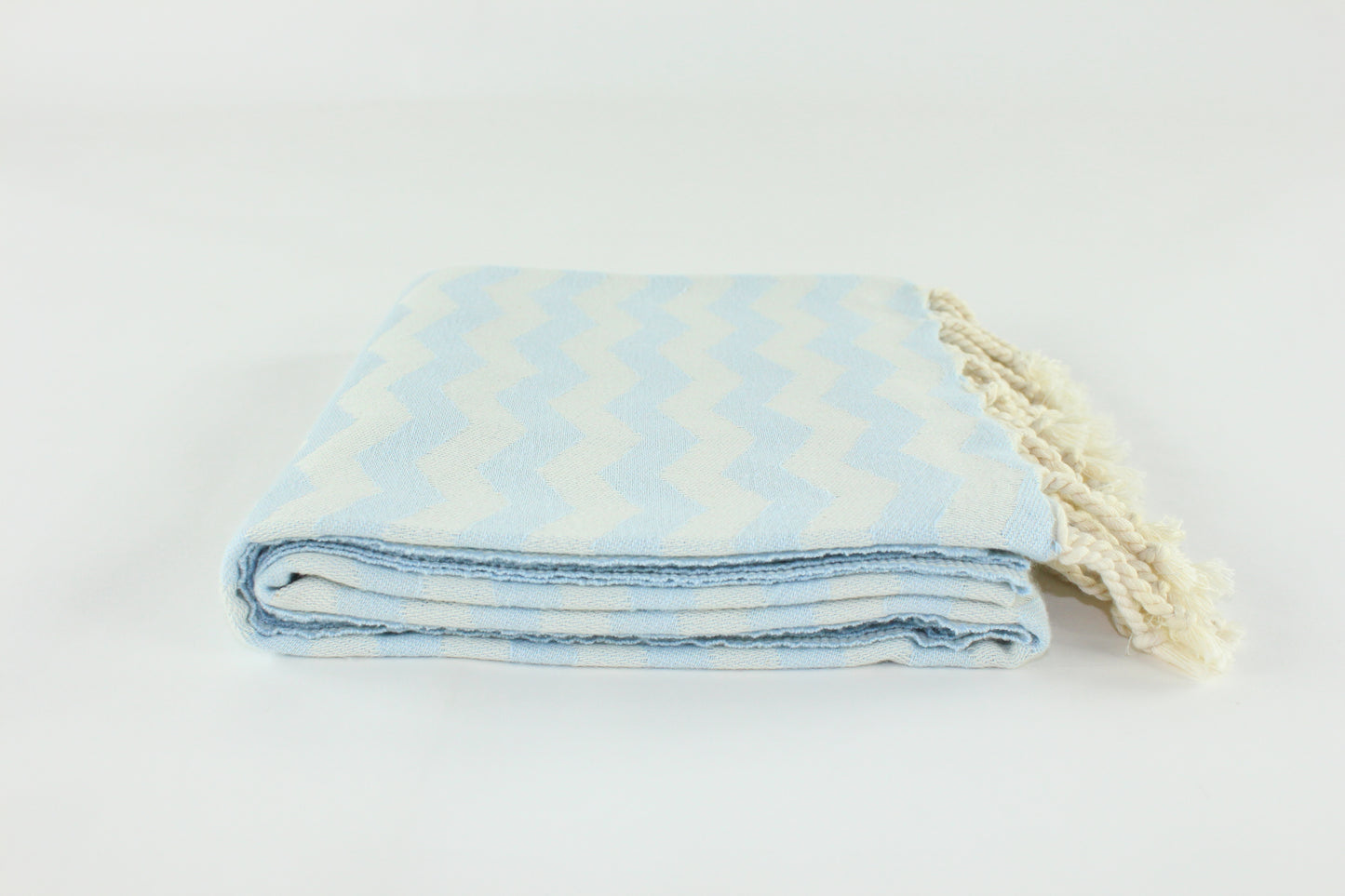 Premium Turkish Towel Peshtemal Fouta (Light Blue)