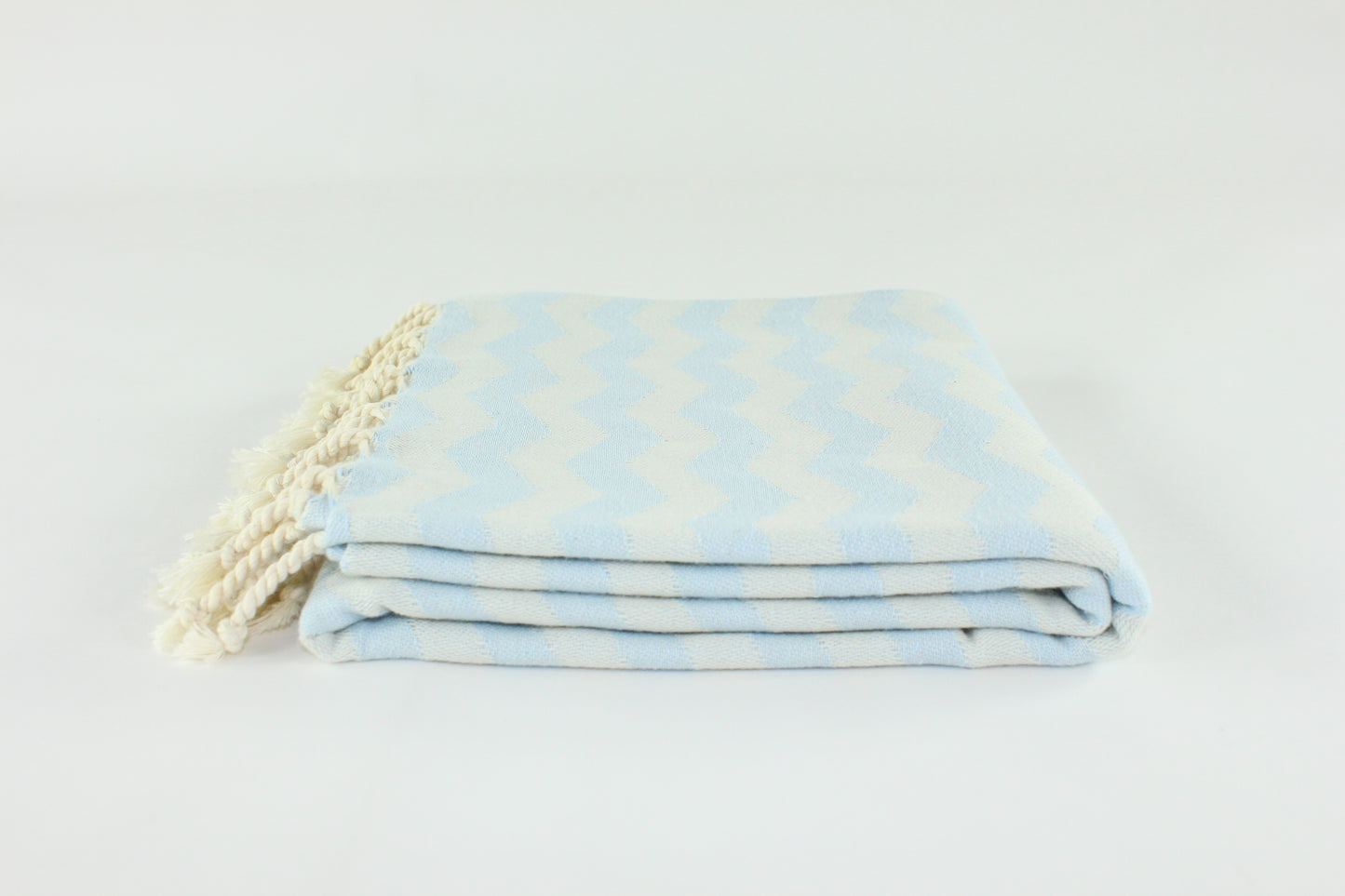 Premium Turkish Towel Peshtemal Fouta (Light Blue)