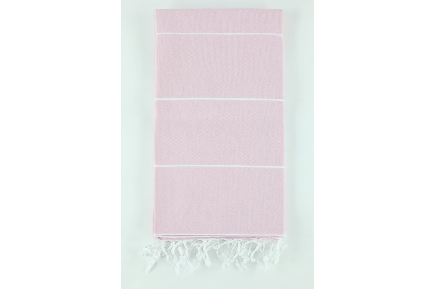 Premium Turkish Classic Striped Towel Peshtemal Fouta (Dusty Pink)