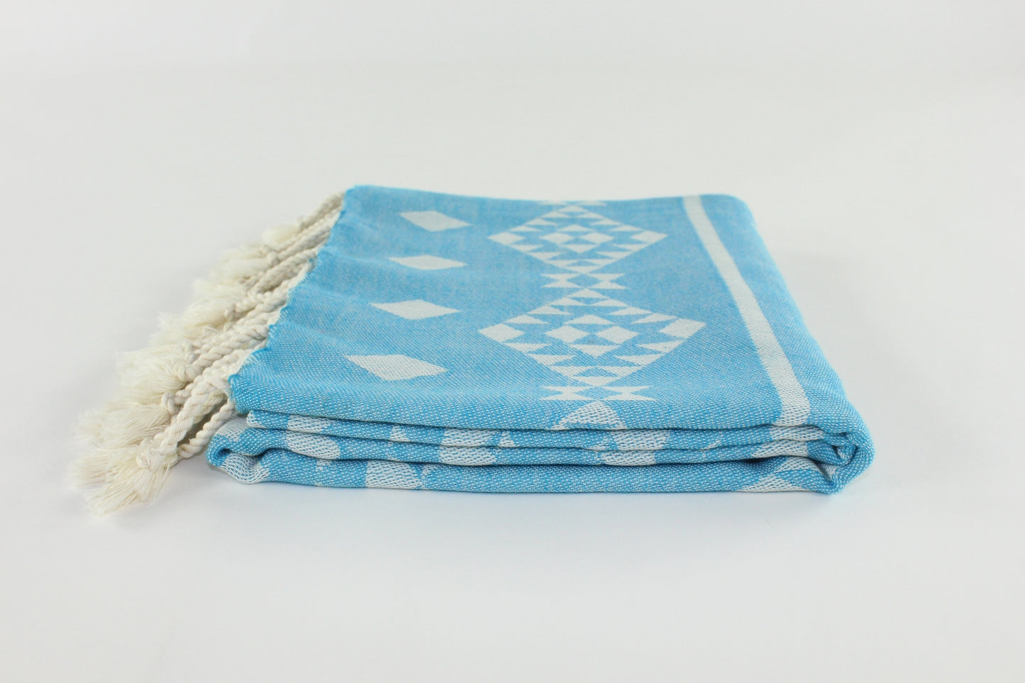 Premium Turkish Kilim Towel Peshtemal Fouta (Blue)