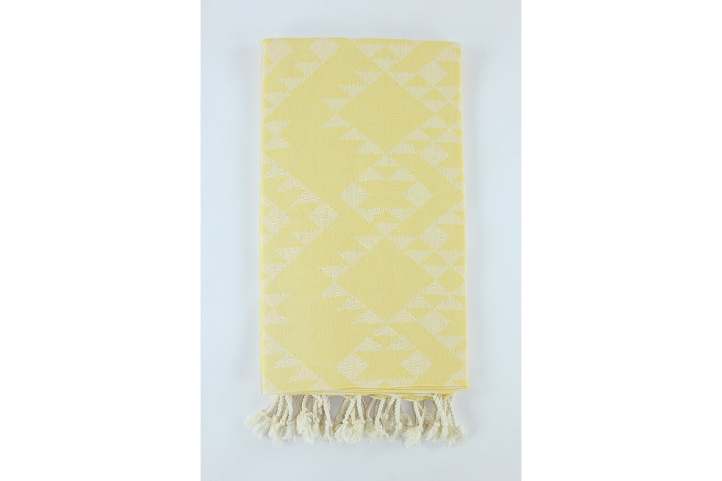 Premium Turkish Kilim Towel Peshtemal Fouta (Yellow)