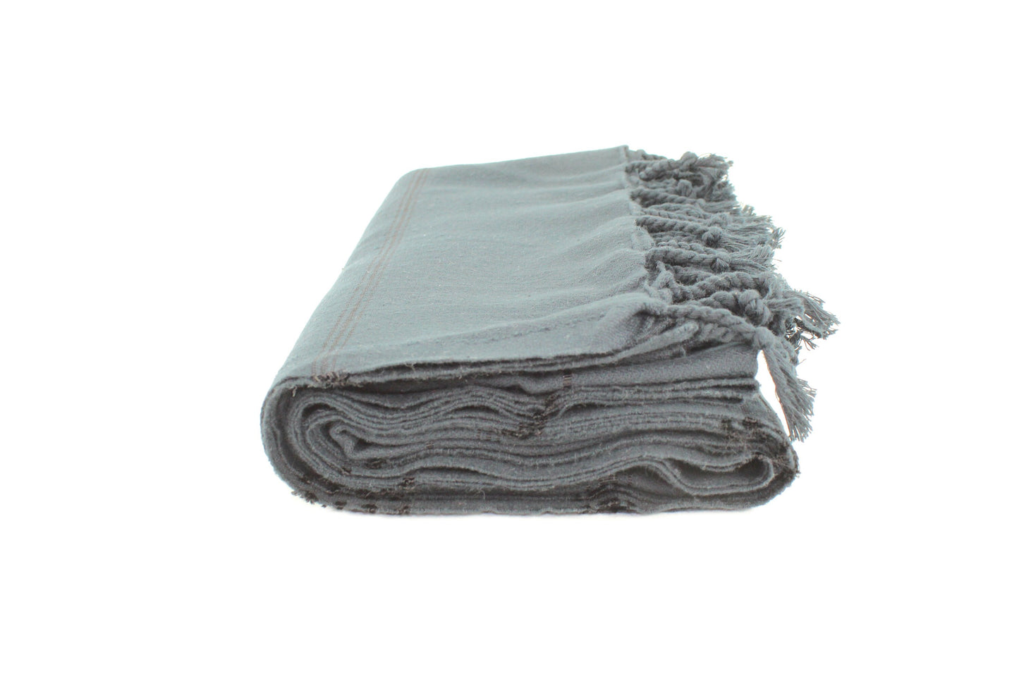 Premium Turkish Striped Towel Peshtemal Fouta (Black)