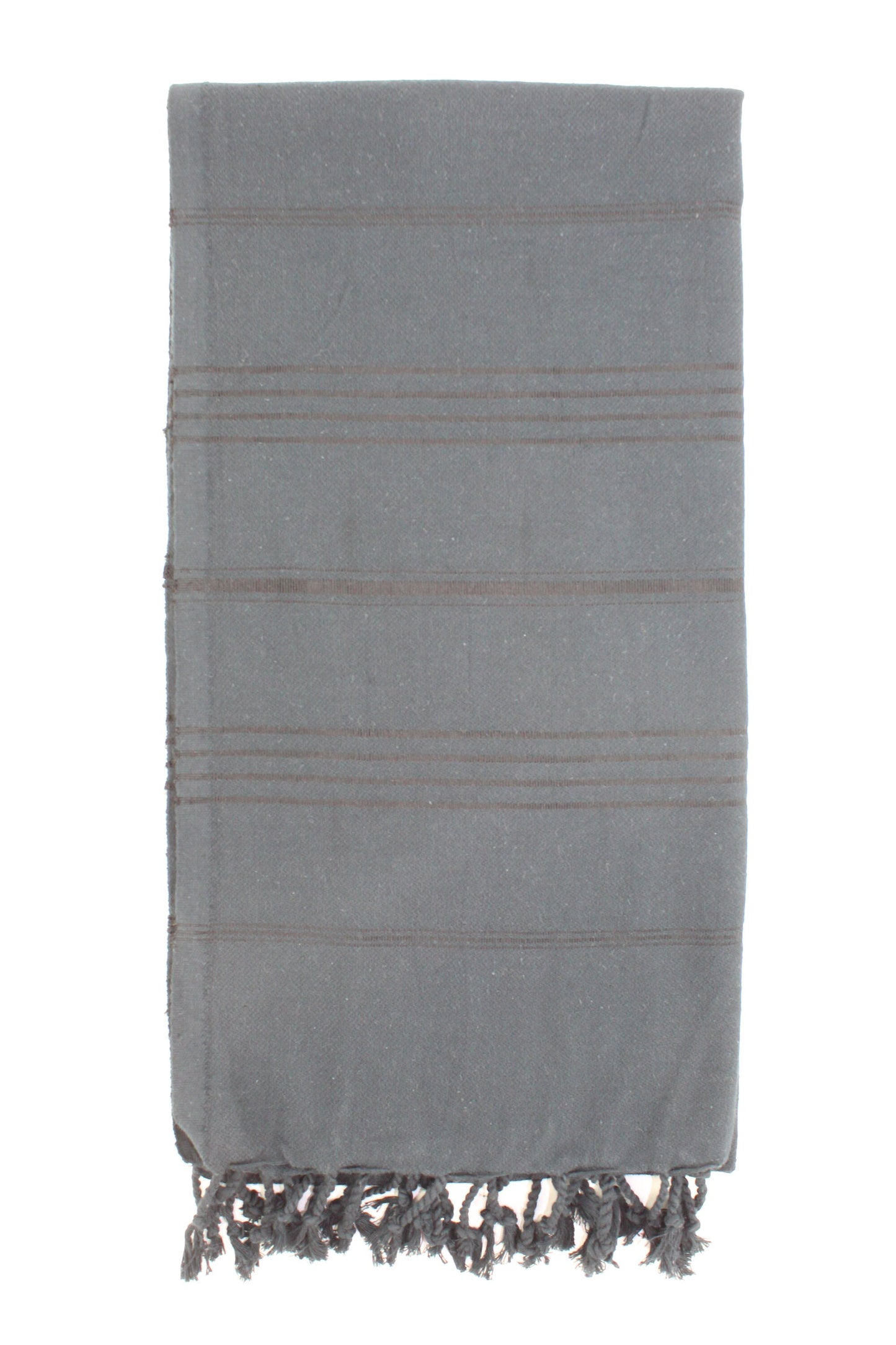 Premium Turkish Striped Towel Peshtemal Fouta (Black)