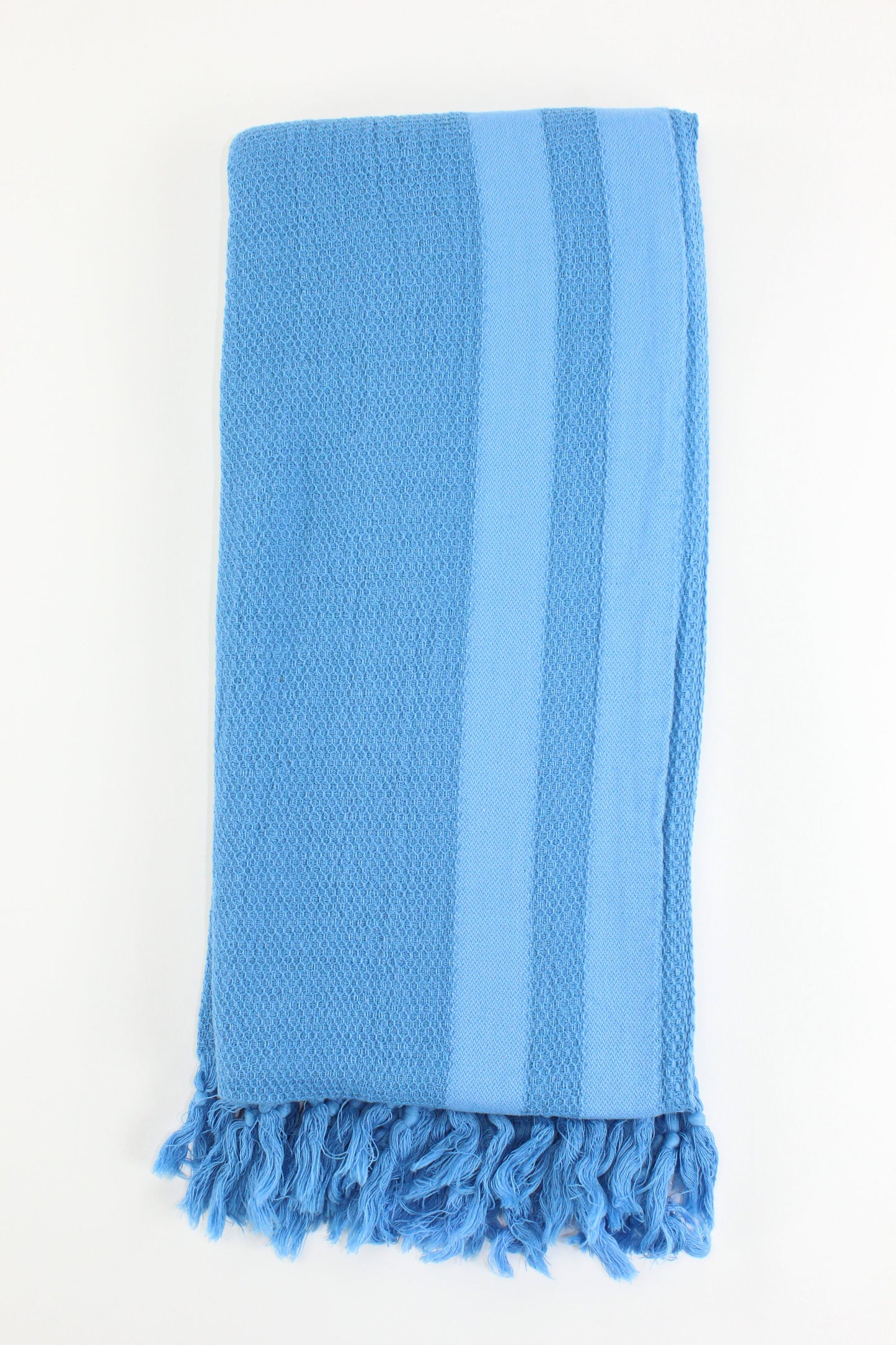 Premium Turkish Towel Peshtemal Fouta (Aqua Blue)